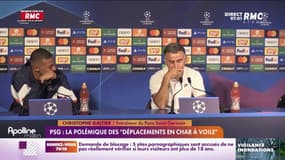 L'ironie de Christophe Galtier et la réaction de Kylian Mbappé sur les déplacement des joueurs du PSG en jet privé ne passent pas.