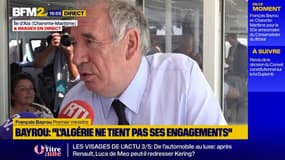 Incendie dans l'Aude: "il faut apporter de l'aide aux sinistrés", assure François Bayrou