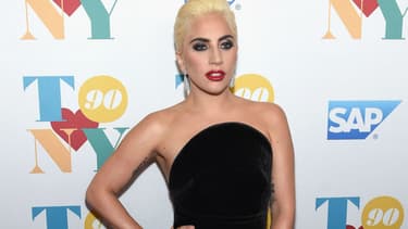 Lady Gaga à New York pour le 90ème anniversaire de Tony Bennett, en 2016 -