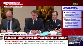 Frappes américaines en Iran: Emmanuel Macron appelle à éviter une "escalade incontrôlée dans la région" en ouverture du Conseil de Défense et de sécurité