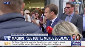 Emmanuel Macron sur les violences policières: "Il faut que tout le monde se calme"
