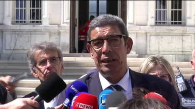Le maire EELV d'Annecy François Astorg le 8 juin 2023 (illustration).