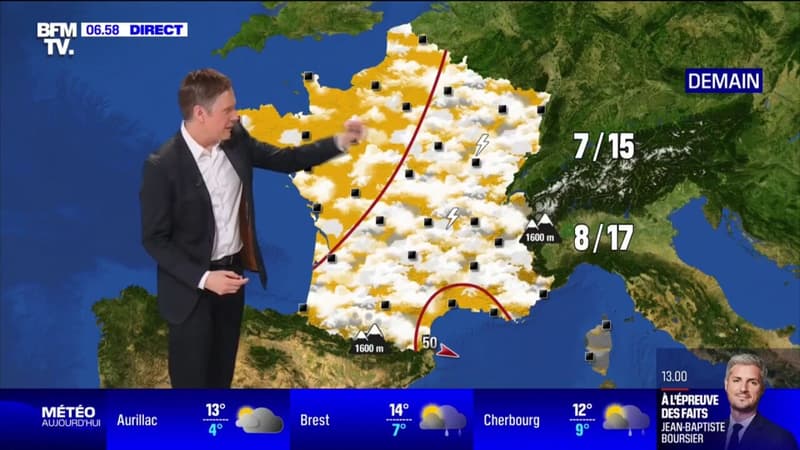 Des averses sur une bonne partie du pays et des températures de saison ce samedi