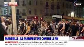 Législatives 2024: une manifestation contre le Rassemblement national dans les rues de Marseille
