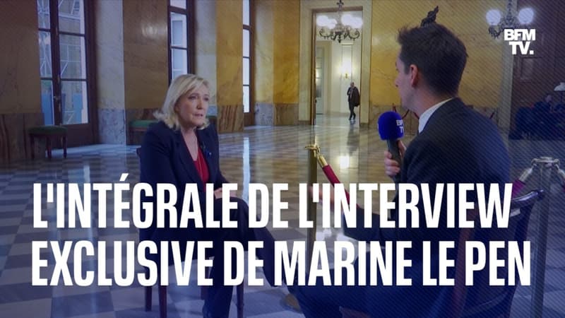 Nouveau président du RN, Grégoire de Fournas, présidentielle 2027: l'intégrale de l'interview exclusive de Marine Le Pen sur BFMTV