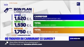 Alpes-Maritimes: où trouver du carburant ce samedi?