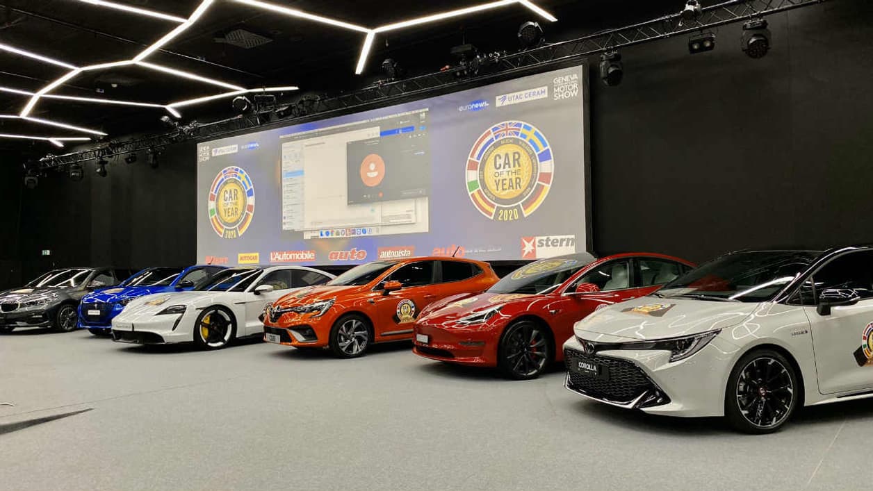 Les sept finalistes de cette édition 2020 cet après-midi à Palexpo, à Genève (Suisse) Les sept finalistes de cette édition 2020 cet après-midi à Palexpo, à Genève (Suisse)