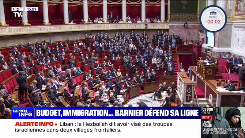 Budget, immigration... Michel Barnier n'exclut pas le recours au 49.3