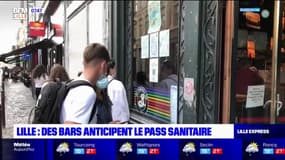 Lille: des bars anticipent le pass sanitaire