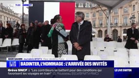 Hommage à Robert Badinter: les deux députés LFI sont arrivés place Vendôme, malgré l'opposition de la famille