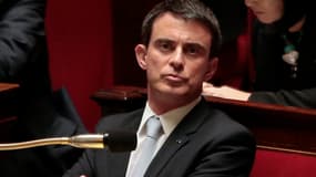 Manuel Valls le 18 février 2015 à l'Assemblée.