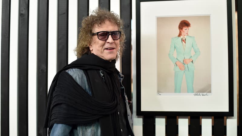 Le photographe britannique Mick Rock en décembre 2016