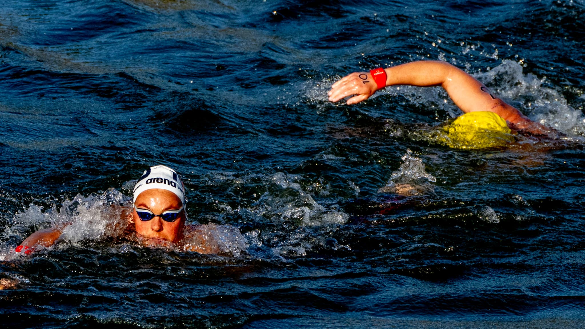 Sharon van Rouwendaal dans la Seine 