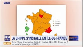 La grippe s'installe en Ile-de-France