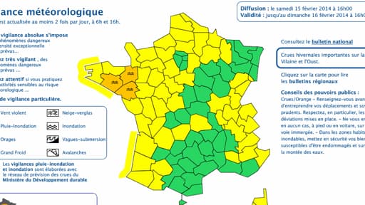 Trois départements sont toujours en vigilance orange inondations samedi.