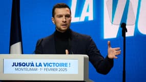 Jordan Bardella, le 1er février 2025 à Montélimar.