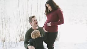 America Ferrera, son époux et leur fils