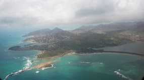 L'île Saint-Martin, dans les Antilles, en 2017