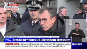 Attaque à la grenade à Grenoble: "Toutes les limites ont été dépassées", affirme Bruno Retailleau