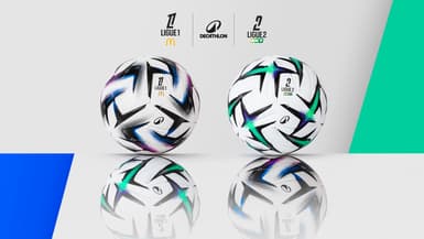 Les ballons de Ligue 1 et Ligue 2 pour la saison 2025-2026