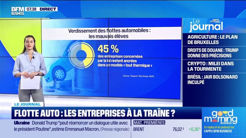 Verdissement des flottes automobiles: les entreprises françaises sont à la traîne