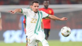 L'Algérien Ismaël Bennacer face à l'Angola 