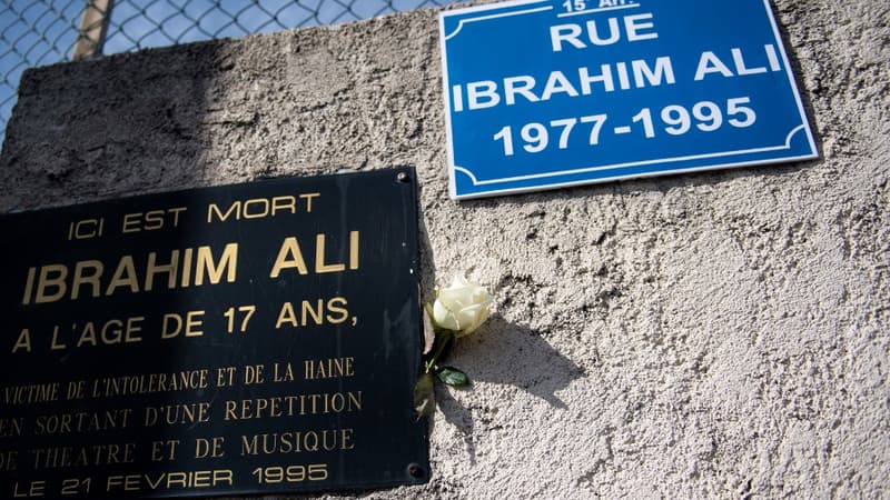 La rue Ibrahim Ali à Marseille le 21 février 2021.