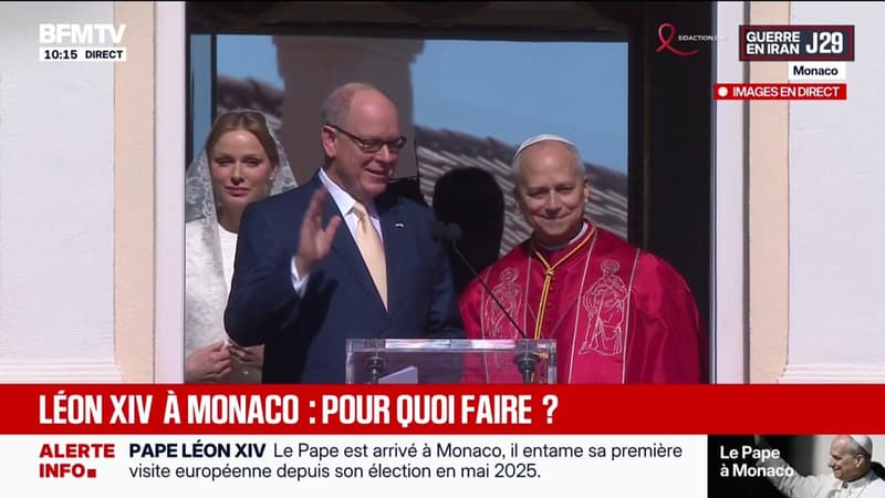 Visite de Léon XIV à Monaco: le prince Albert II salue un "moment historique"