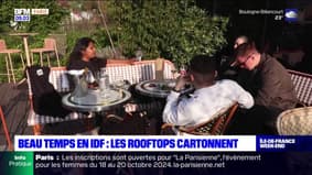Ile-de-France: les rooftops font le plein avec le beau temps