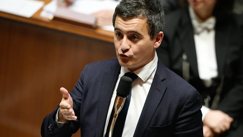 Gérald Darmanin à l'Assemblée nationale, le 12 décembre 2017. 