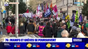 Seine-Maritime: les manifestations et les grèves se poursuivent ce jeudi