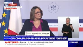 Sophie Primas (porte-parole du gouvernement): "La dissuasion nucléaire restera exclusivement française"