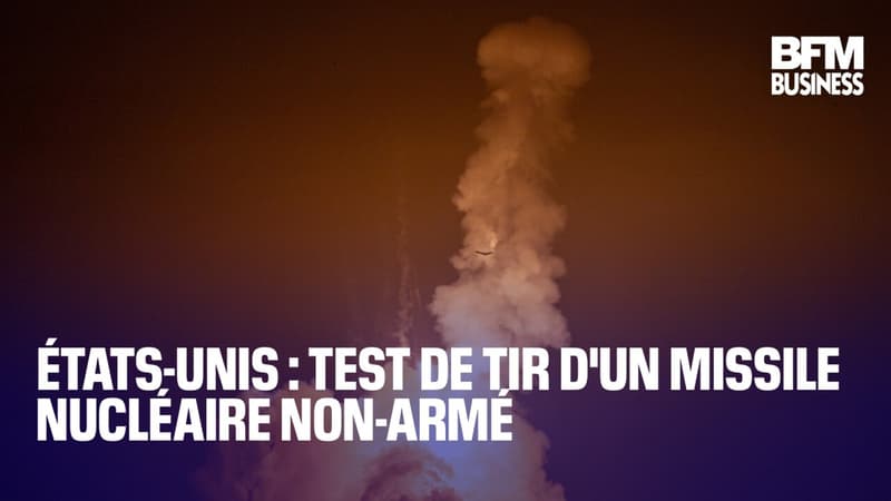 États-Unis : test de tir d'un missile nucléaire non-armé