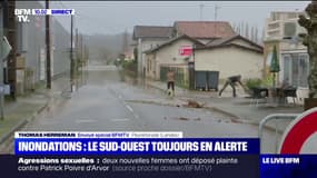 Le sud-ouest de la France reste toujours en alerte aux inondations