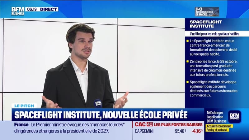 Le Pitch : Spaceflight Institute forme des astronautes - 12/06