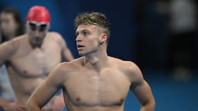 Léon Marchand aux JO de Paris le 3 août 2024