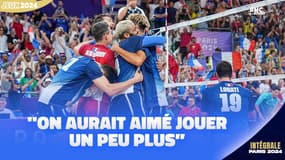 JO 2024 / Volley : "On aurait aimé jouer un peu plus", Ngapeth, Patry et Brizard réagissent à leur médaille d'or 