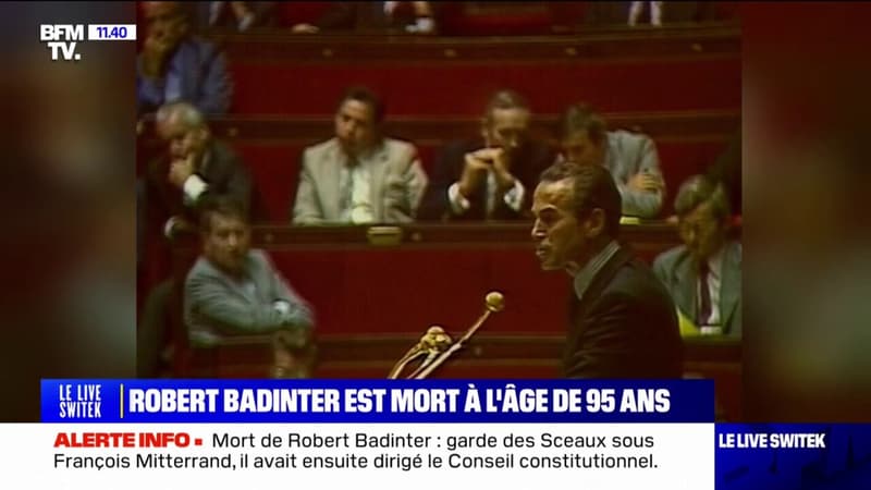 Il aura porté la réforme de l'abolition de la peine de mort en France: voici qui était Robert Badinter