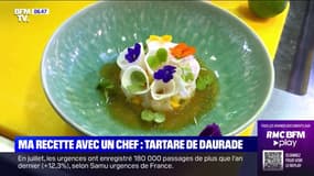 Ma recette avec un chef: le tartare de daurade avec Dominique Rizet