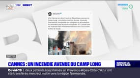 Cannes: un incendie dans un appartement, une trentaine de pompiers mobilisés