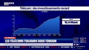 Plus d'investissements, moins de revenus: les télécoms sous tension