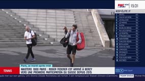 Federer est arrivé à Paris et va donc faire le tournoi de Bercy