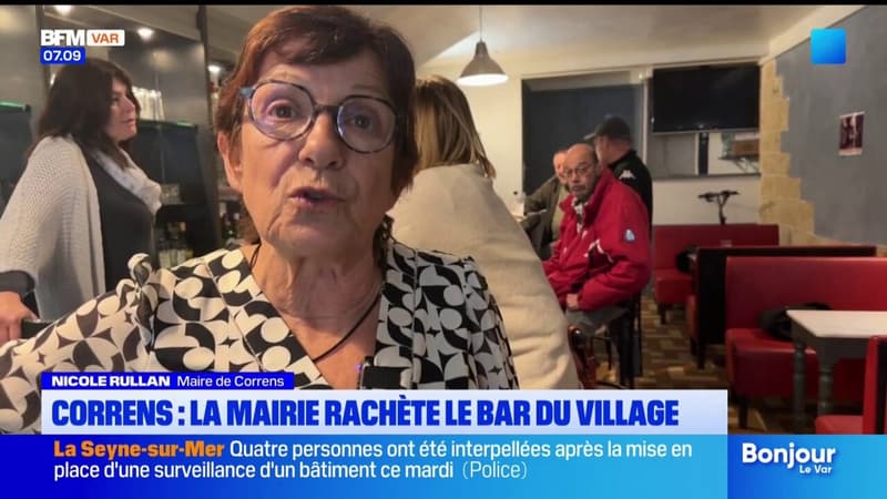 C'est le cœur du village: la mairie de Correns assure la gestion du bar du village