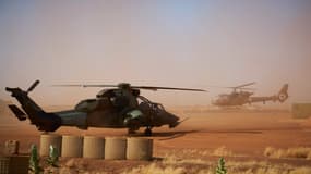 Un hélicoptère tigre au Mali (photo d'illustration)