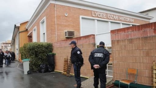 L'établissement Ohr Torah (alors Ozar Hatorah) après la tuerie commise par Mohamed Merah.