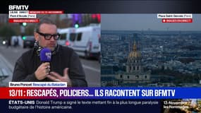 Attentats du 13-Novembre: “Je sais pourquoi je me lève le matin, je me lève pour ces 132 personnes, ça me donne une force supplémentaire (...) ma vie est beaucoup plus belle maintenant”, détaille Bruno Poncet, rescapé du Bataclan 