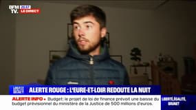"Ça fait mal au cœur": Le témoignage de Quentin, habitant de Bonneval (Eure-et-Loir), dont la maison a été inondée après le passage de la dépression Kirk