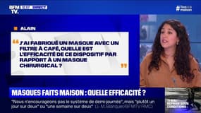 J'ai fabriqué un masque avec un filtre à café, quelle est son efficacité? BFMTV répond à vos questions