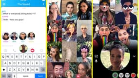 Snapchat lance l'appel vidéo à 16 personnes