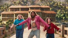  Jack Black, Jason Momoa et Sebastian Hansen dans "Minecraft: le film"